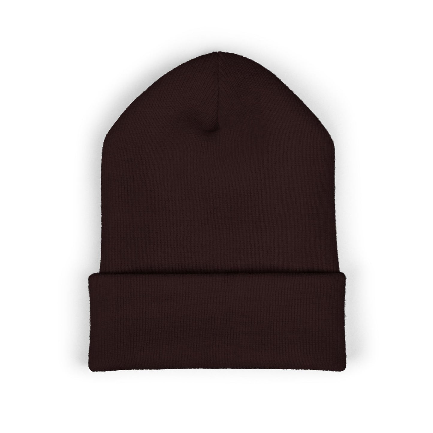 Tired Cuffed Beanie, Embroidered Beanie Hat, Eco-Friendly Accessories, Winter Warm Hat