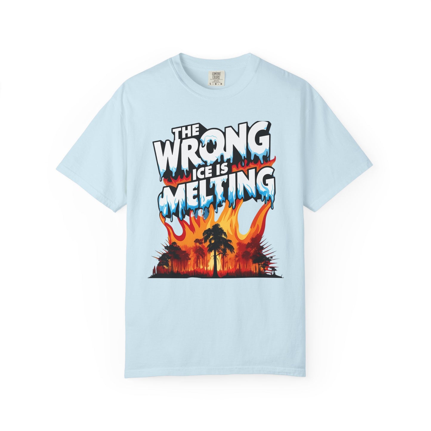 The Wrong Ice Is Melting Eco-Conscious Unisex T-Shirt - Climate Change Awareness Tee, Sustainable Fashion, Environmentalist Gift, Earth Day Apparel, Activism Top
