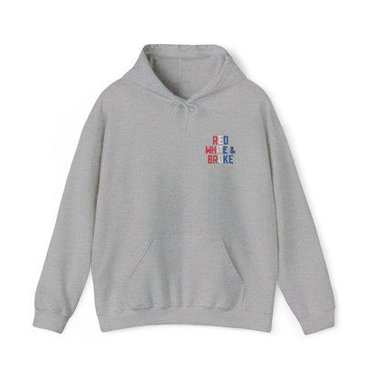 Red White and Broke Hoodie