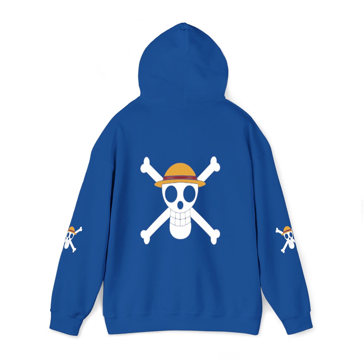 Straw Hat Pirates' Jolly Roger Embroidered Hoodie Design,  Protest streetwear