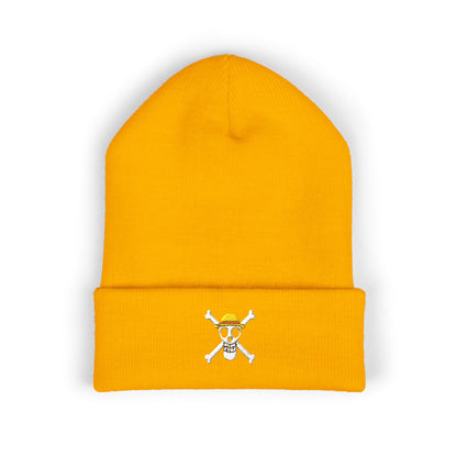 Straw Hat Pirates' Jolly Roger Embroidered Beanie Hat
