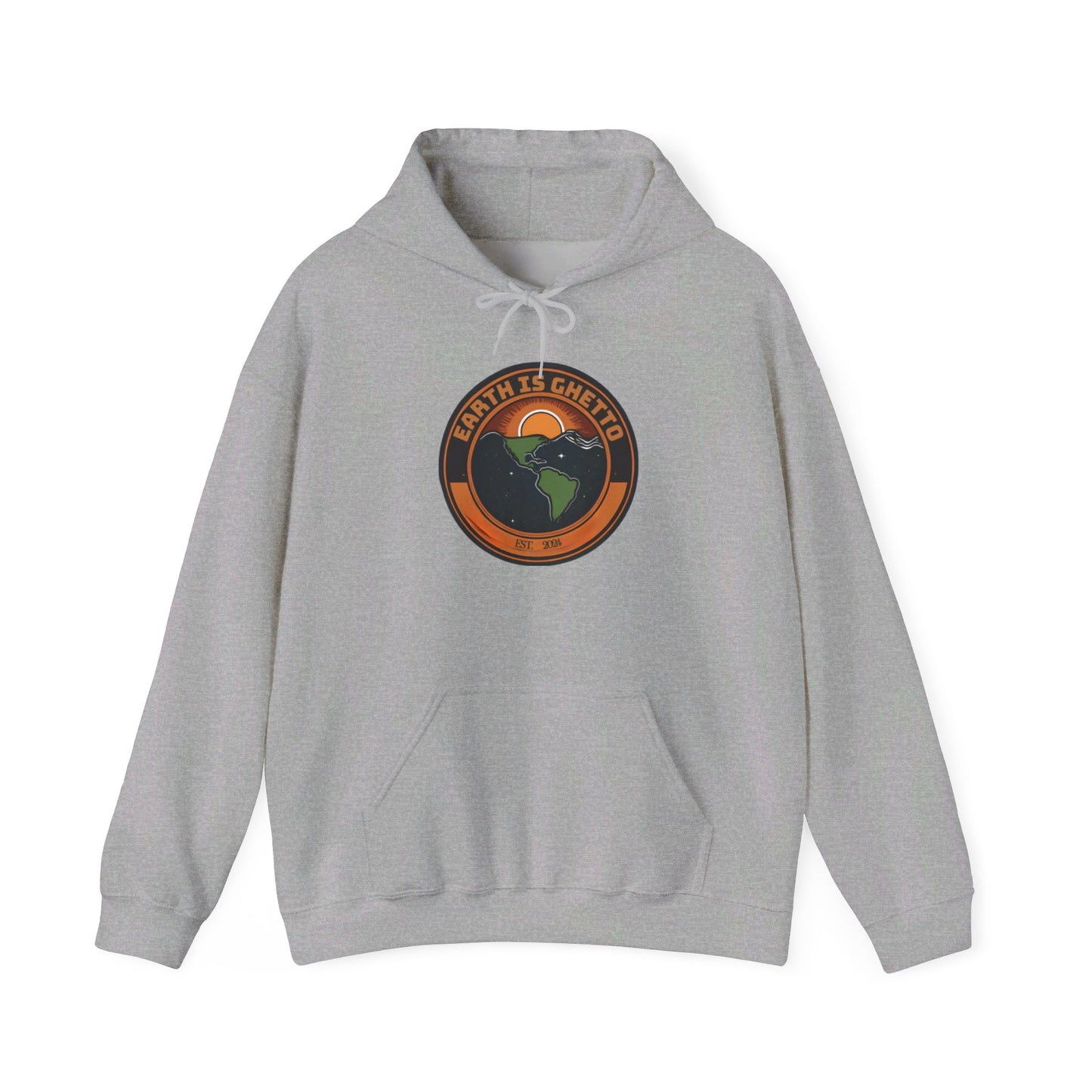 Earth is Ghetto - Unisex Heavy Blend™ Hooded Sweatshirt