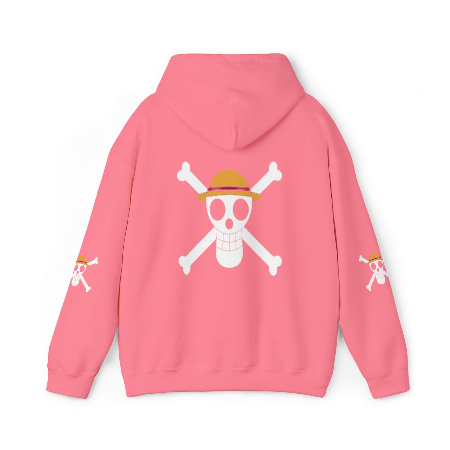 Straw Hat Pirates' Jolly Roger Embroidered Hoodie Design,  Protest streetwear