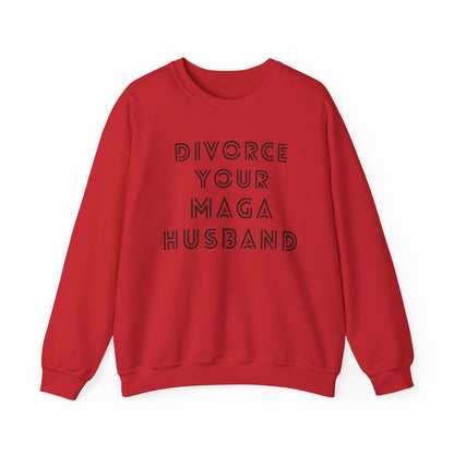 Divorce Your Mean Husband Floral Crewneck Sweatshirt
