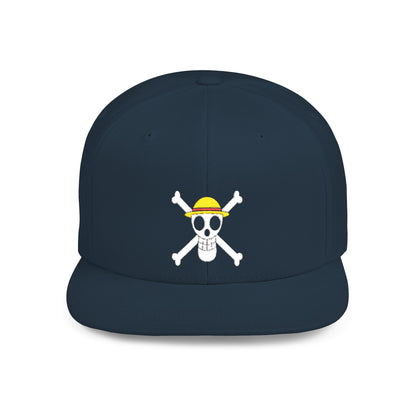 Straw Hat Pirates' Jolly Roger Embroidered Snapback Cap