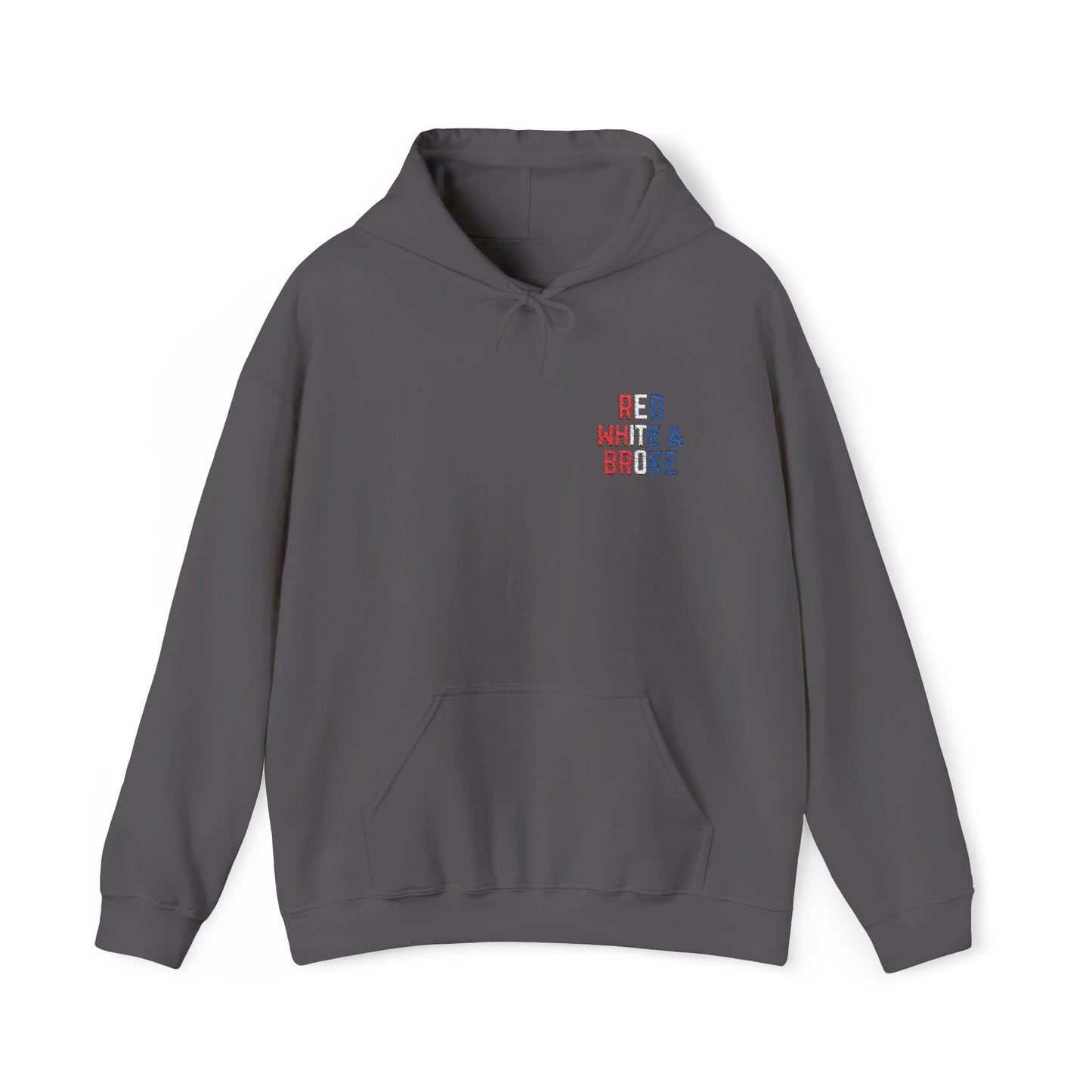 Red White and Broke Hoodie