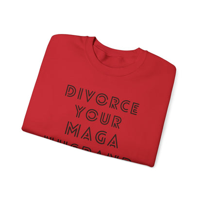Divorce Your Mean Husband Floral Crewneck Sweatshirt